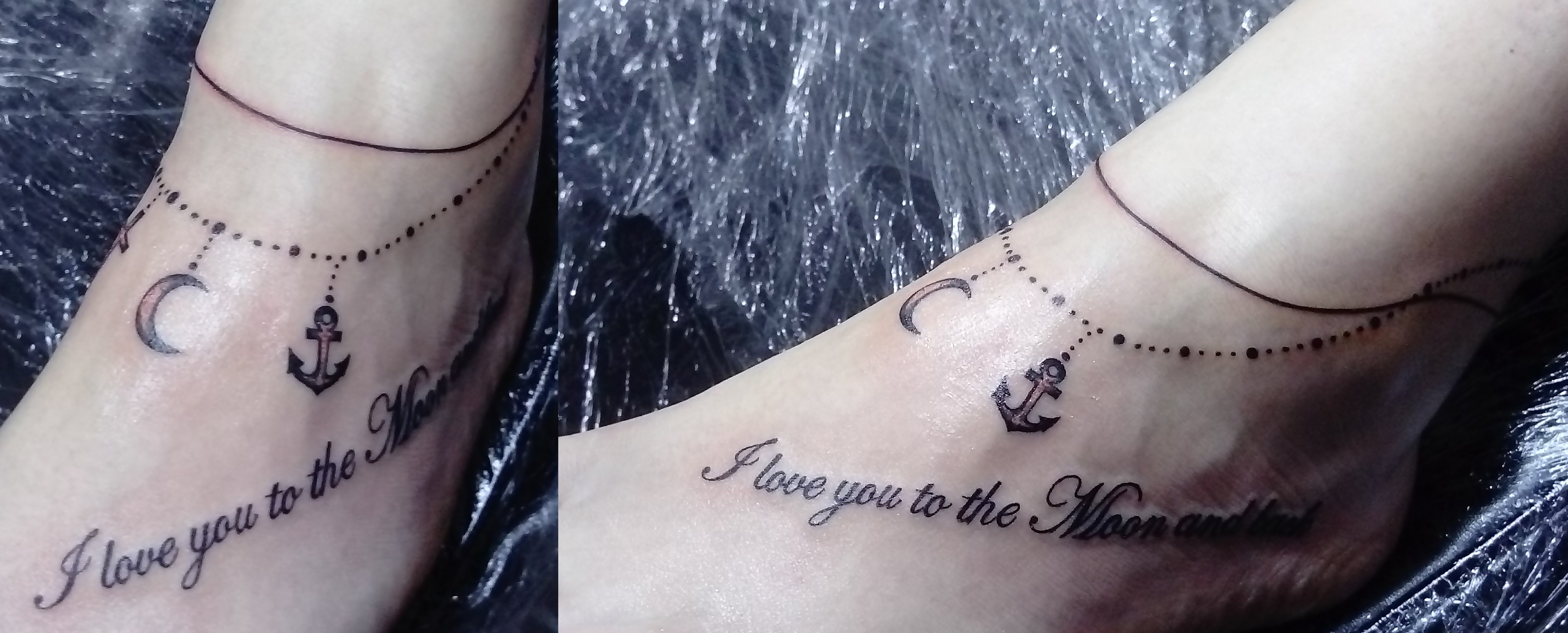 Fußkette Tattoo